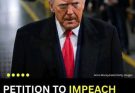 A petition calling for the impeachment of President Donald Trump