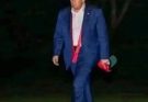 Late-Night Sighting: Trump Spotted With Mysterious Item