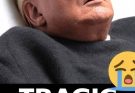 Donald Trump with tears in his eyes make the sad announcement… See more