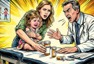 Part1: I was chopping vegetables when my four-year-old daughter pulled my arm and asked me softly