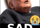 Donald Trump with tears in his eyes make the sad announcement… See more