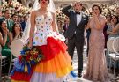 My mother-in-law hid my wedding dress and left me a clown costume along with a note that read, “Know your place”; in front of 200 guests, I put it on, took my father’s hand, and walked down the aisle