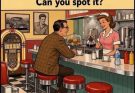 Something Is Wrong in This 1960s Diner—Can You Spot It?