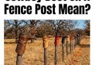 The Meaning Behind A Boot On A Fence Post